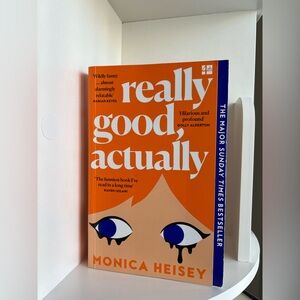 Orange and White Book 'Really Good, Actually'